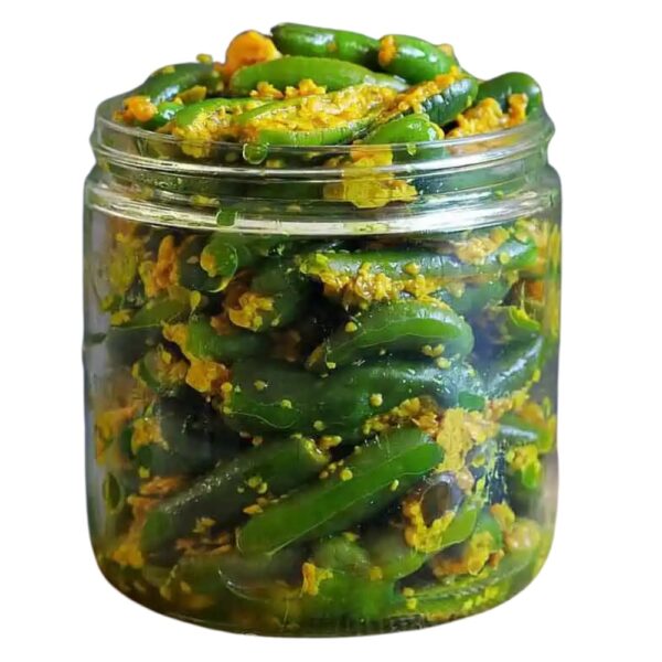 Spicy Green Chilli Pickle
